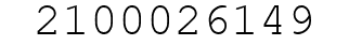 Number 2100026149.