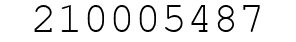 Number 210005487.
