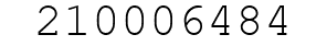 Number 210006484.