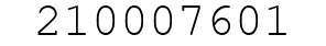 Number 210007601.