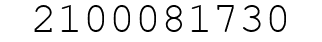 Number 2100081730.