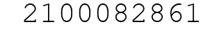 Number 2100082861.
