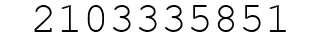 Number 2103335851.
