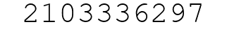 Number 2103336297.