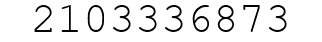 Number 2103336873.