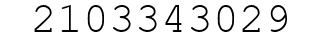 Number 2103343029.