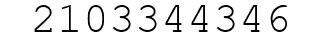 Number 2103344346.