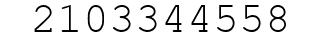 Number 2103344558.