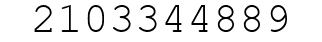 Number 2103344889.