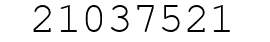 Number 21037521.