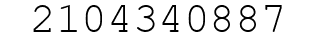 Number 2104340887.