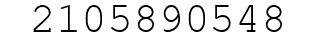 Number 2105890548.