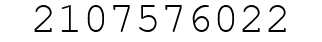 Number 2107576022.