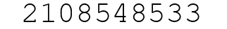 Number 2108548533.