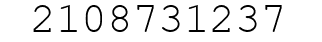 Number 2108731237.