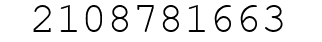 Number 2108781663.