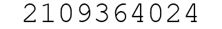 Number 2109364024.