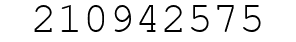 Number 210942575.