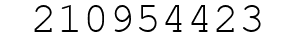 Number 210954423.