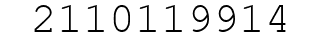 Number 2110119914.