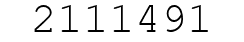 Number 2111491.