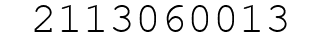 Number 2113060013.