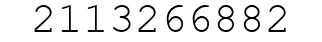 Number 2113266882.