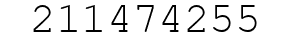 Number 211474255.