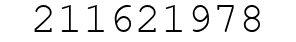 Number 211621978.