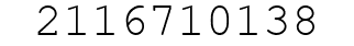 Number 2116710138.
