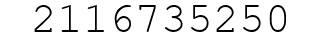 Number 2116735250.