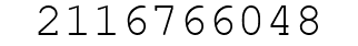 Number 2116766048.