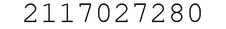 Number 2117027280.