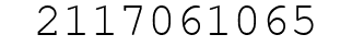 Number 2117061065.