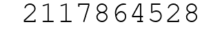 Number 2117864528.