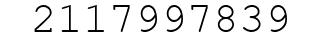 Number 2117997839.