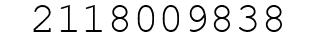 Number 2118009838.