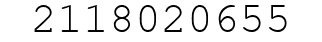 Number 2118020655.