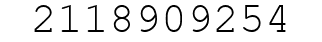 Number 2118909254.