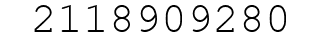 Number 2118909280.