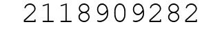 Number 2118909282.