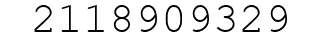 Number 2118909329.