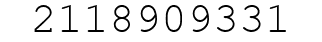 Number 2118909331.