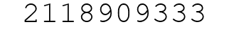 Number 2118909333.