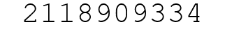 Number 2118909334.