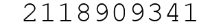 Number 2118909341.