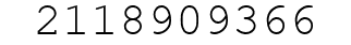 Number 2118909366.
