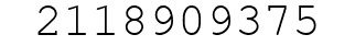 Number 2118909375.