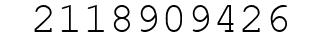 Number 2118909426.