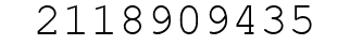 Number 2118909435.